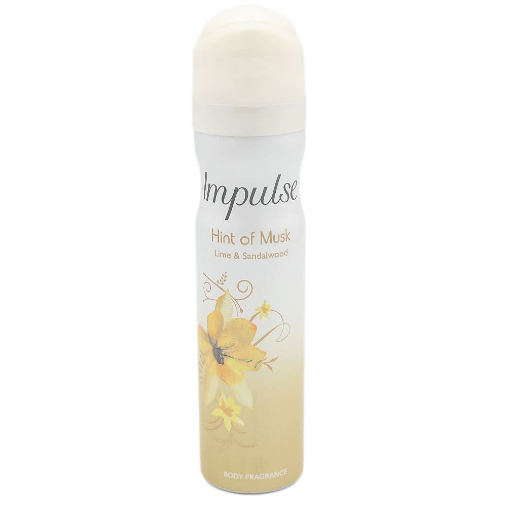 Impulse Hint of Musk Body Spray - 75ml, Beauty & Personal Care, Women Body Spray And Mist, Impulse, Chase Value