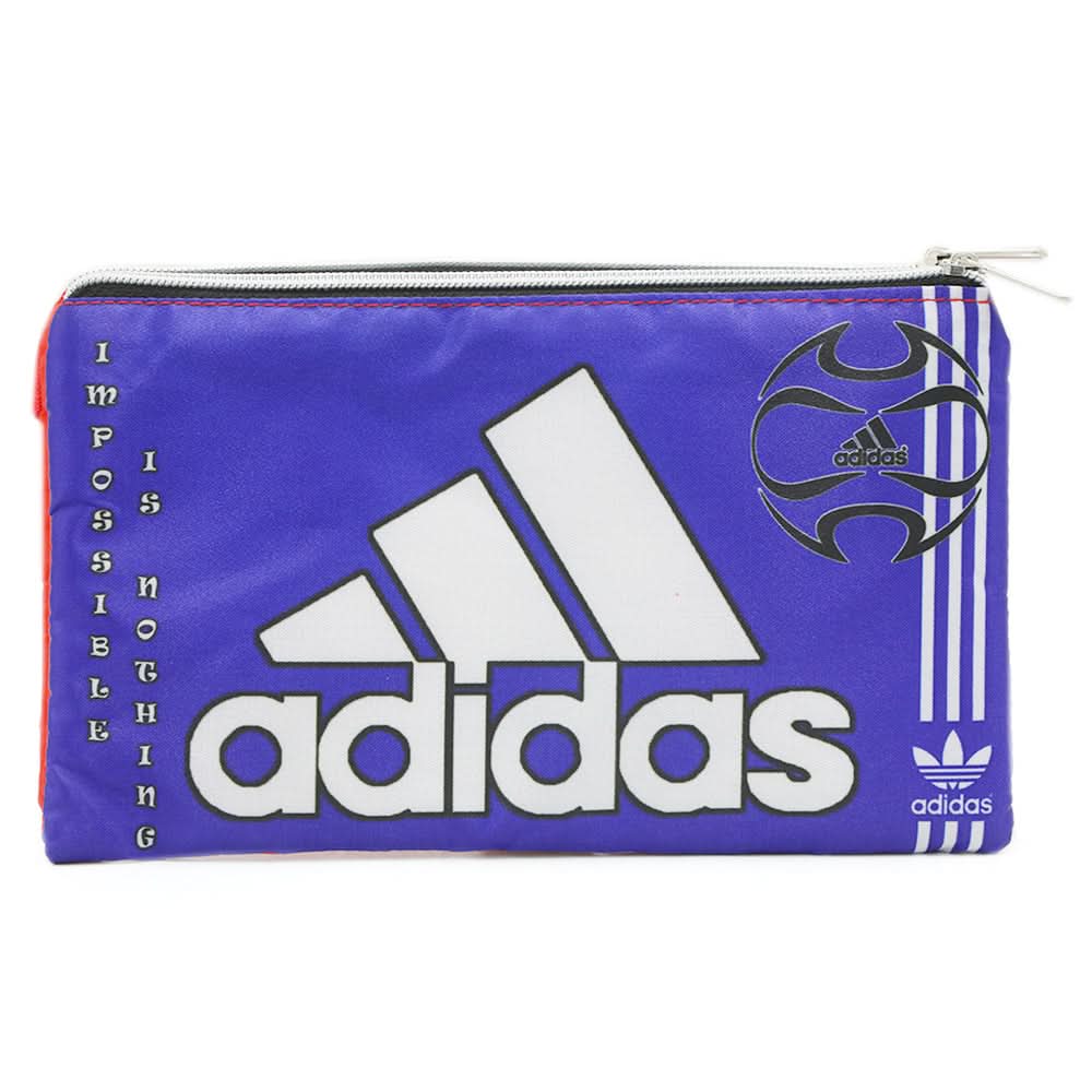Pencil Pouch Two Zipper - Red, Pencil Boxes & Stationery Sets, Chase Value, Chase Value