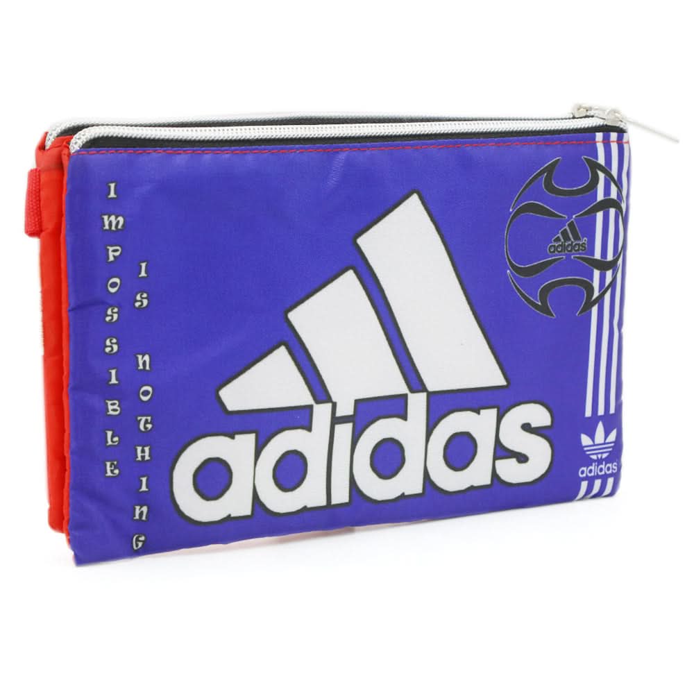 Pencil Pouch Two Zipper - Red, Pencil Boxes & Stationery Sets, Chase Value, Chase Value