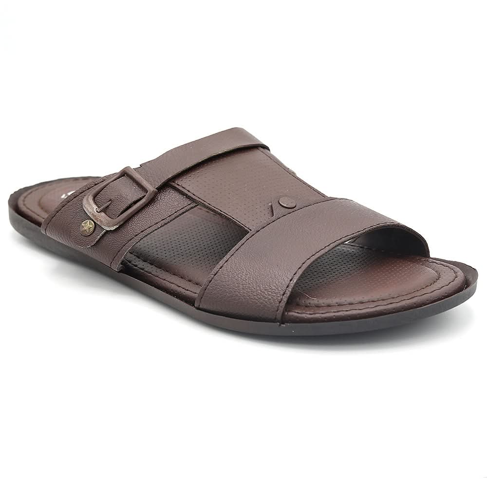 Men's Slippers A-07 - Brown, Men, Slippers, Chase Value, Chase Value