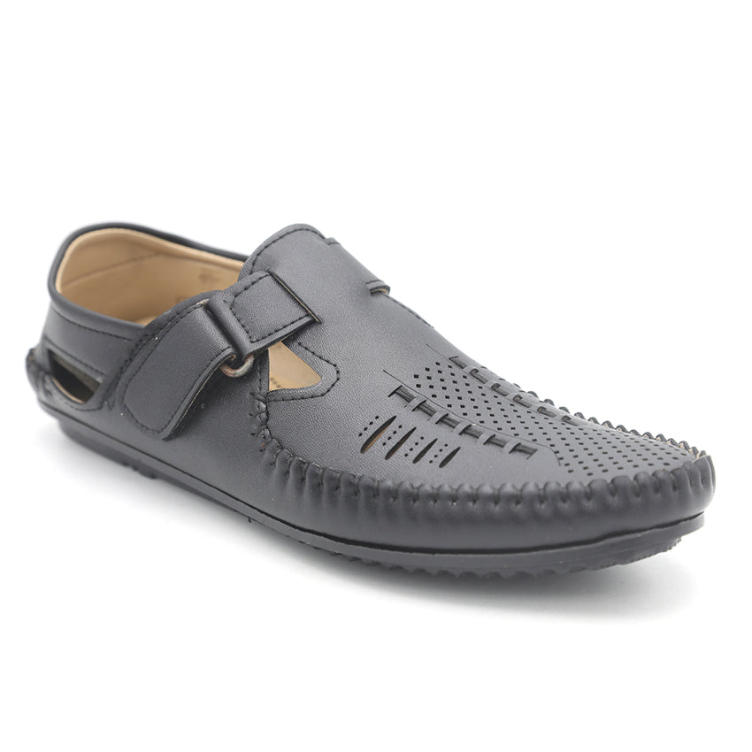 Men's Roman Sandals 8025 - Black, Men, Casual Shoes, Chase Value, Chase Value