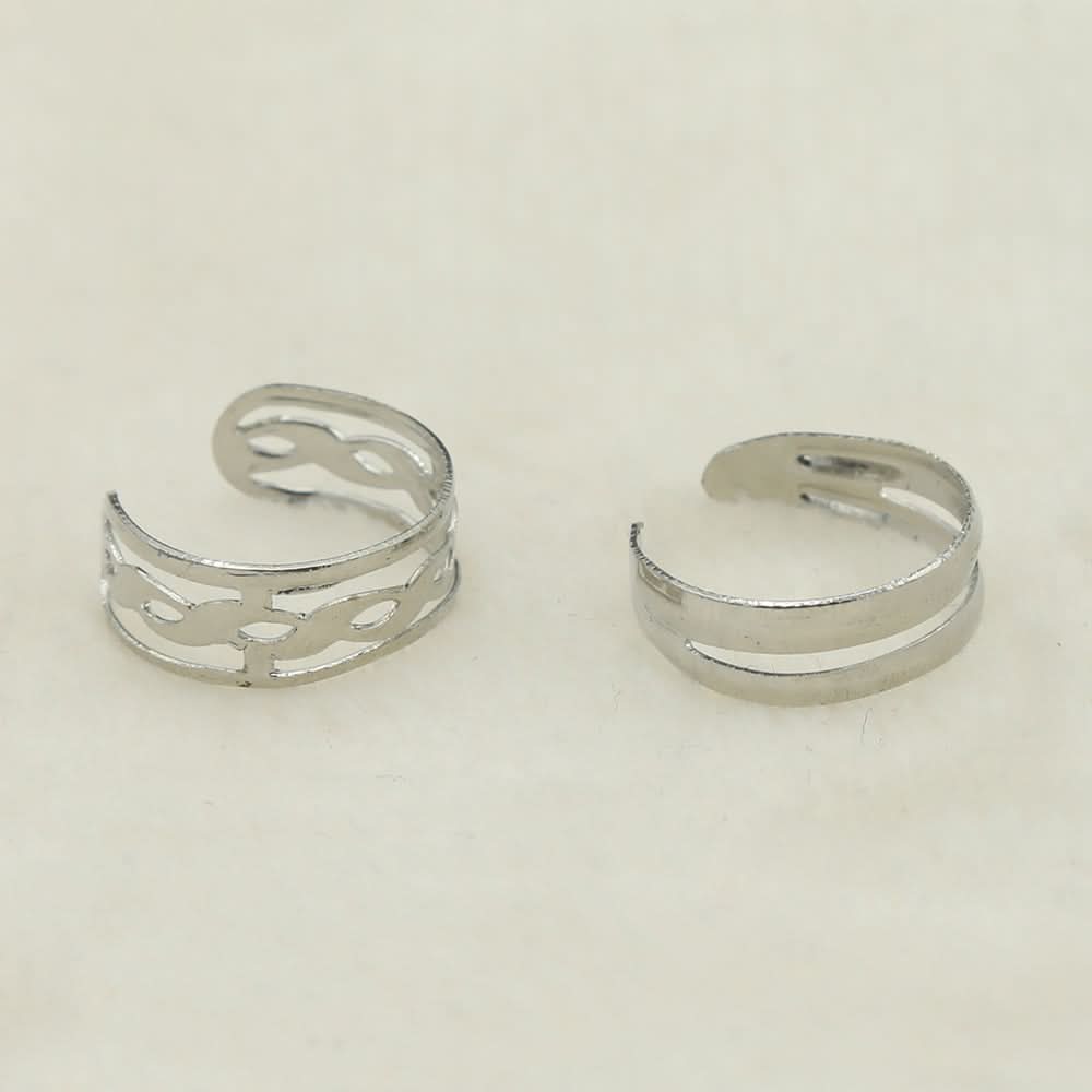Women's Locket Set With Two Rings - Silver, Women, Chains & Lockets, Chase Value, Chase Value