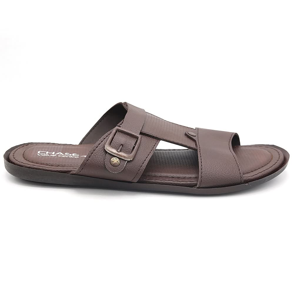 Men's Slippers A-07 - Brown, Men, Slippers, Chase Value, Chase Value