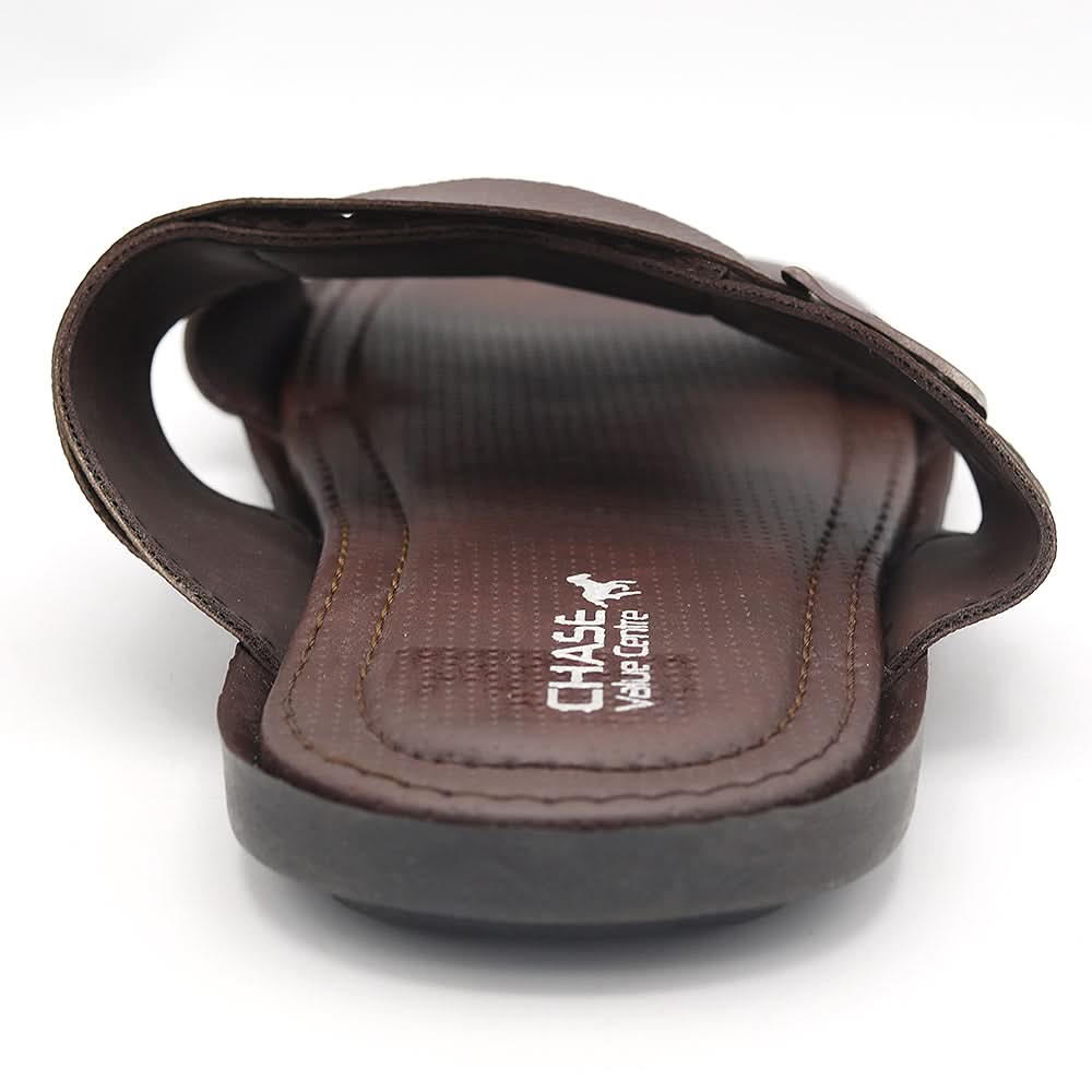 Men's Slippers A-07 - Brown, Men, Slippers, Chase Value, Chase Value