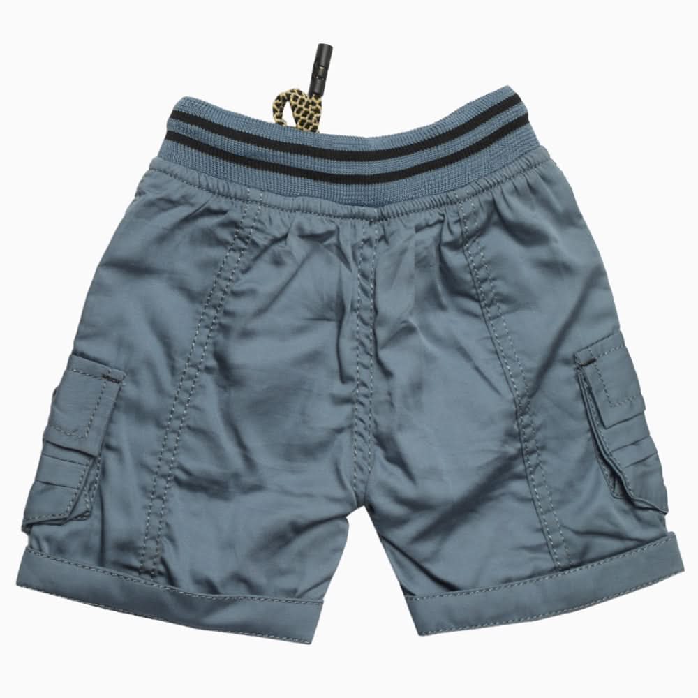 Newborn Boys Bermuda - Steel Blue, Newborn Boys Shorts & Pants, Chase Value, Chase Value