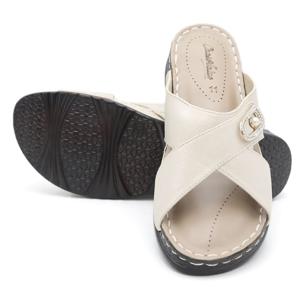 Women's softy Slipper 126 - Fawn, Women, Slippers, Chase Value, Chase Value