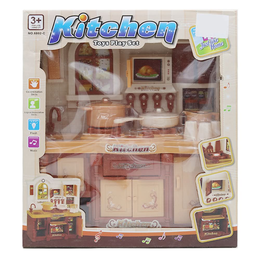 Kitchen Set Window Box 6802-C - Multi, Kids, Cosmetic and Kitchen Sets, Chase Value, Chase Value