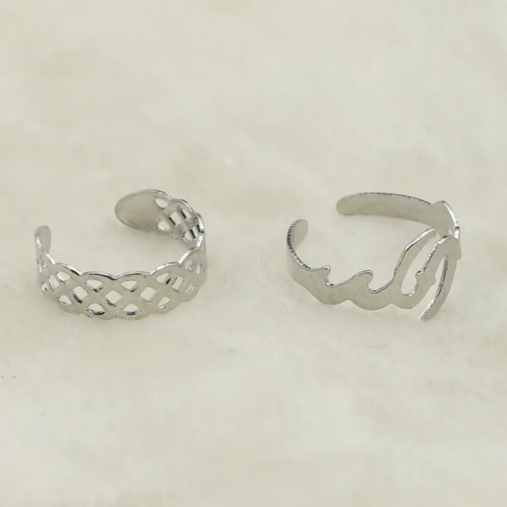 Women's Locket Set With Two Rings - Silver, Women, Chains & Lockets, Chase Value, Chase Value