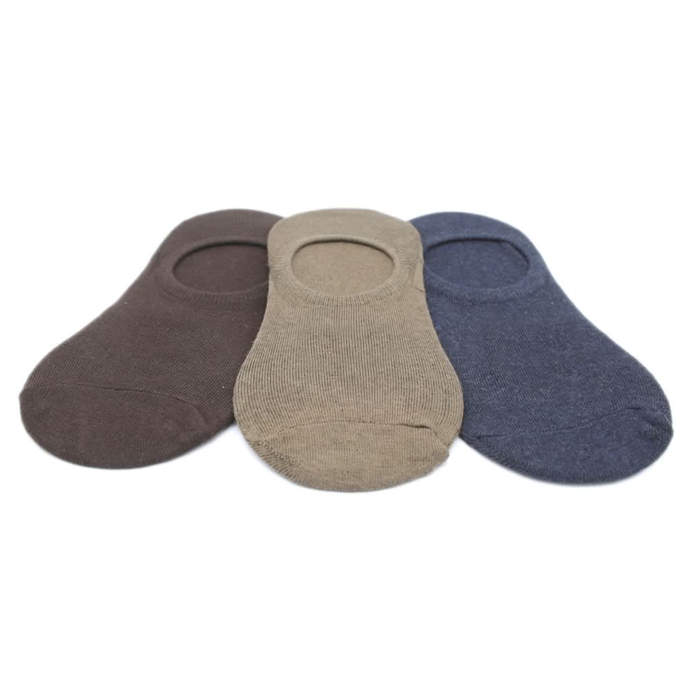 Men's 3Pcs Loafers Socks - D, Men, Mens Socks, Chase Value, Chase Value
