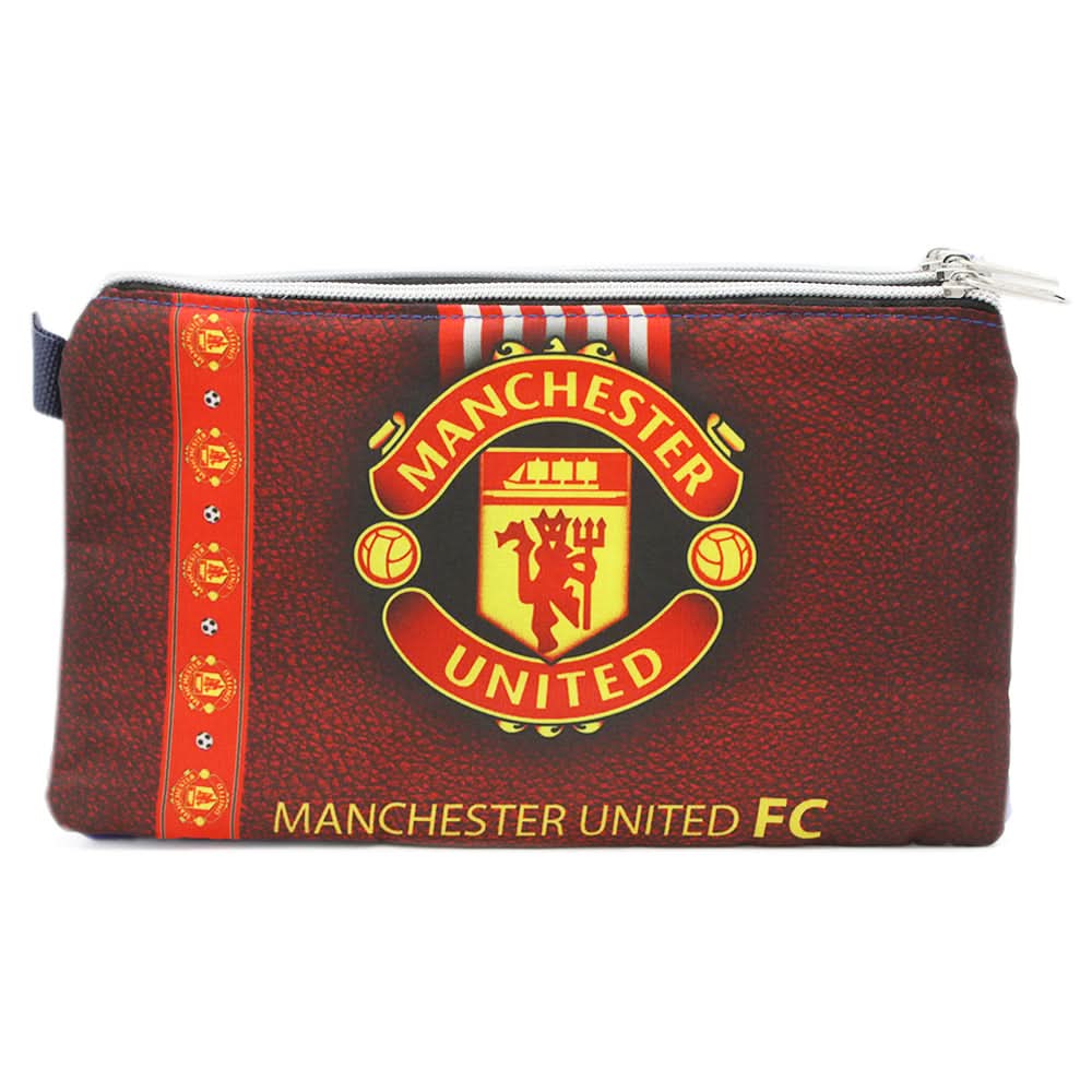 Pencil Pouch Three Zipper - Blue, Pencil Boxes & Stationery Sets, Chase Value, Chase Value