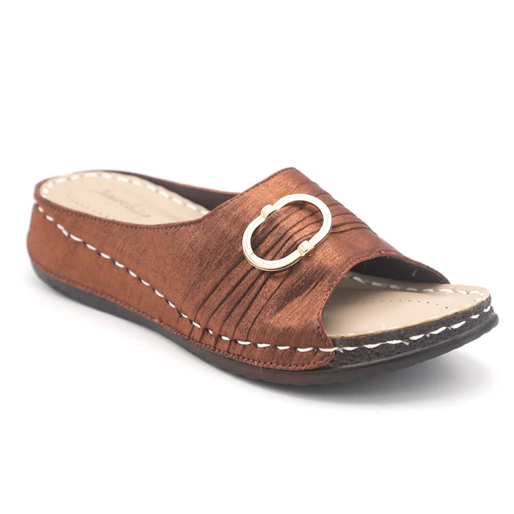 Women's softy Slipper 129 - Brown, Women, Slippers, Chase Value, Chase Value