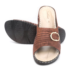 Women's softy Slipper 129 - Brown, Women, Slippers, Chase Value, Chase Value