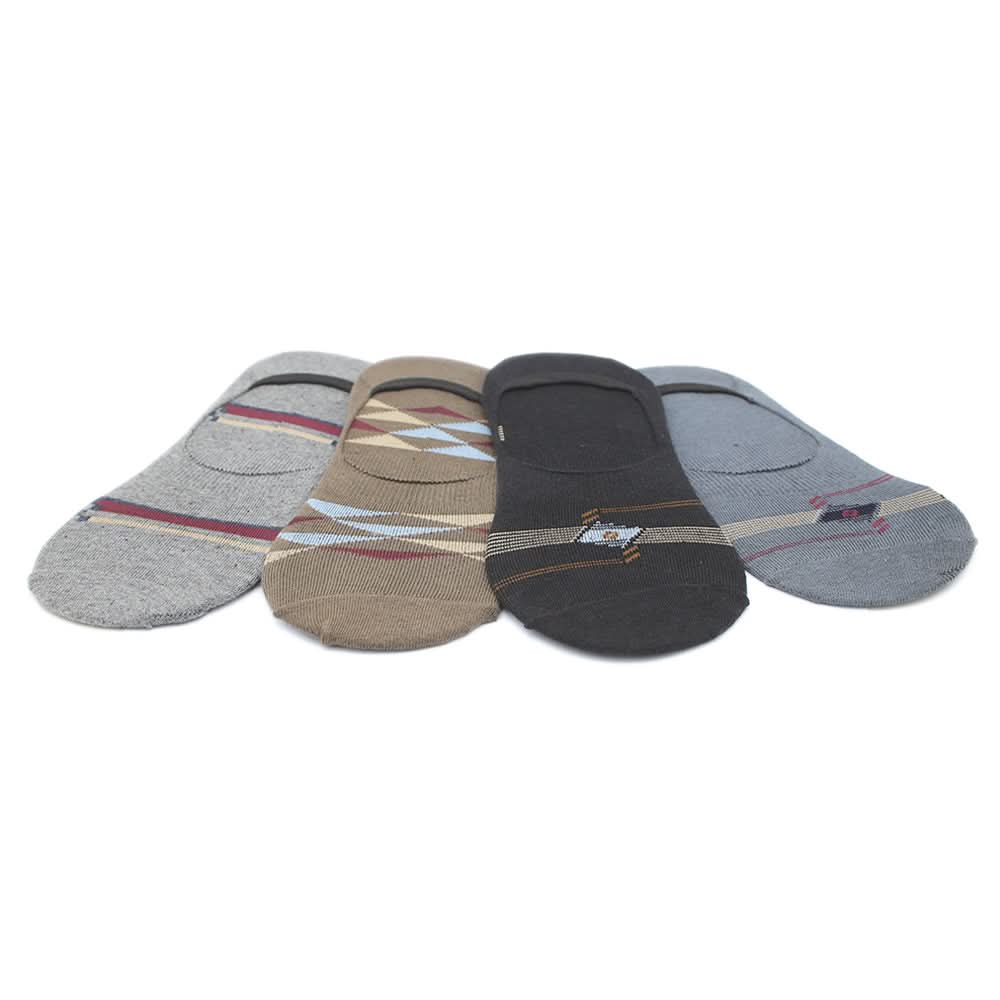 Men's 4Pcs Loafer Socks - E, Men, Mens Socks, Chase Value, Chase Value
