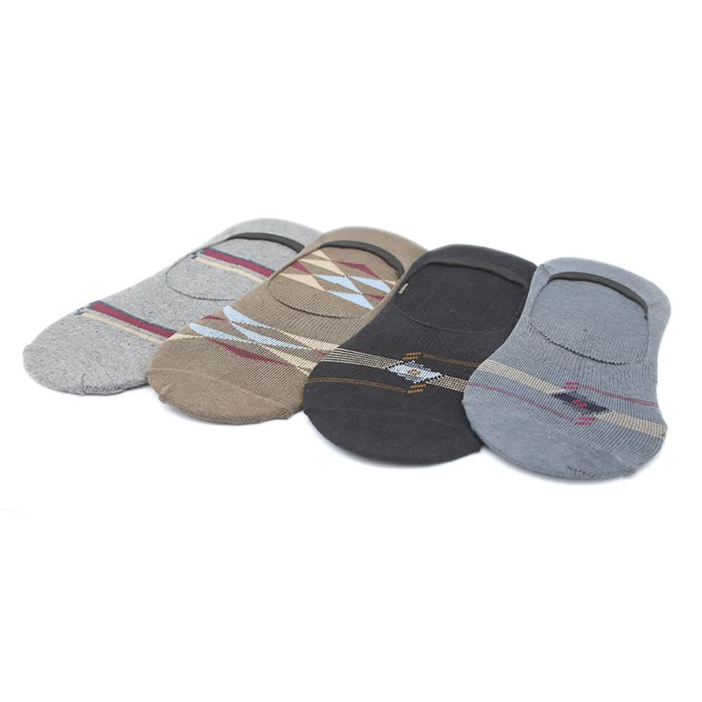 Men's 4Pcs Loafer Socks - E, Men, Mens Socks, Chase Value, Chase Value