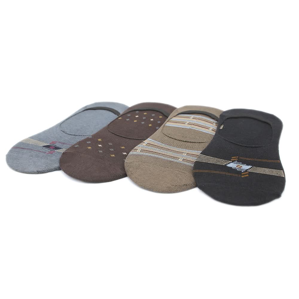 Men's 4Pcs Loafer Socks - B, Men, Mens Socks, Chase Value, Chase Value