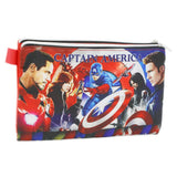 Pencil Pouch Two Zipper - Red, Pencil Boxes & Stationery Sets, Chase Value, Chase Value