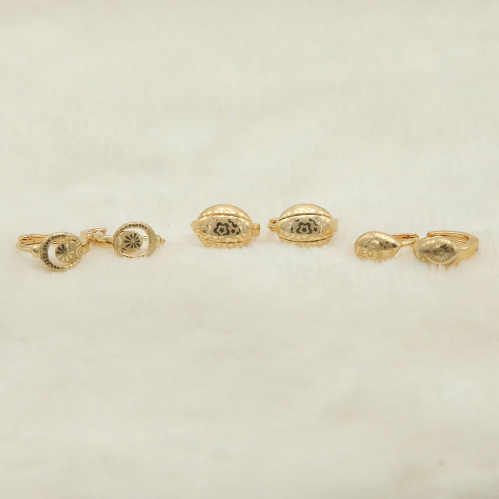 Women's Ear Bali - Golden, Women, Earrings & Tops, Chase Value, Chase Value