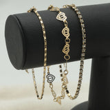Women's Bracelet - Golden, Women, Bangles & Bracelets, Chase Value, Chase Value