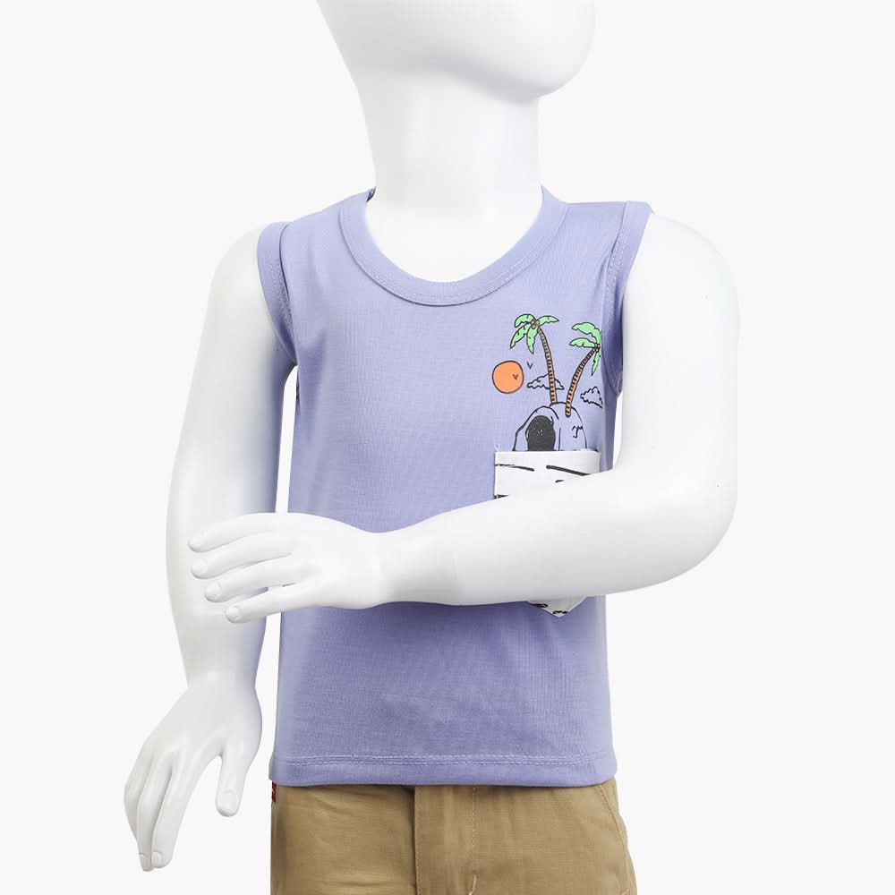 Boys Half Sleeves T-Shirt - Purple, Boys T-Shirts, Chase Value, Chase Value