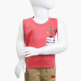 Boys Half Sleeves T-Shirt - Peach, Boys T-Shirts, Chase Value, Chase Value