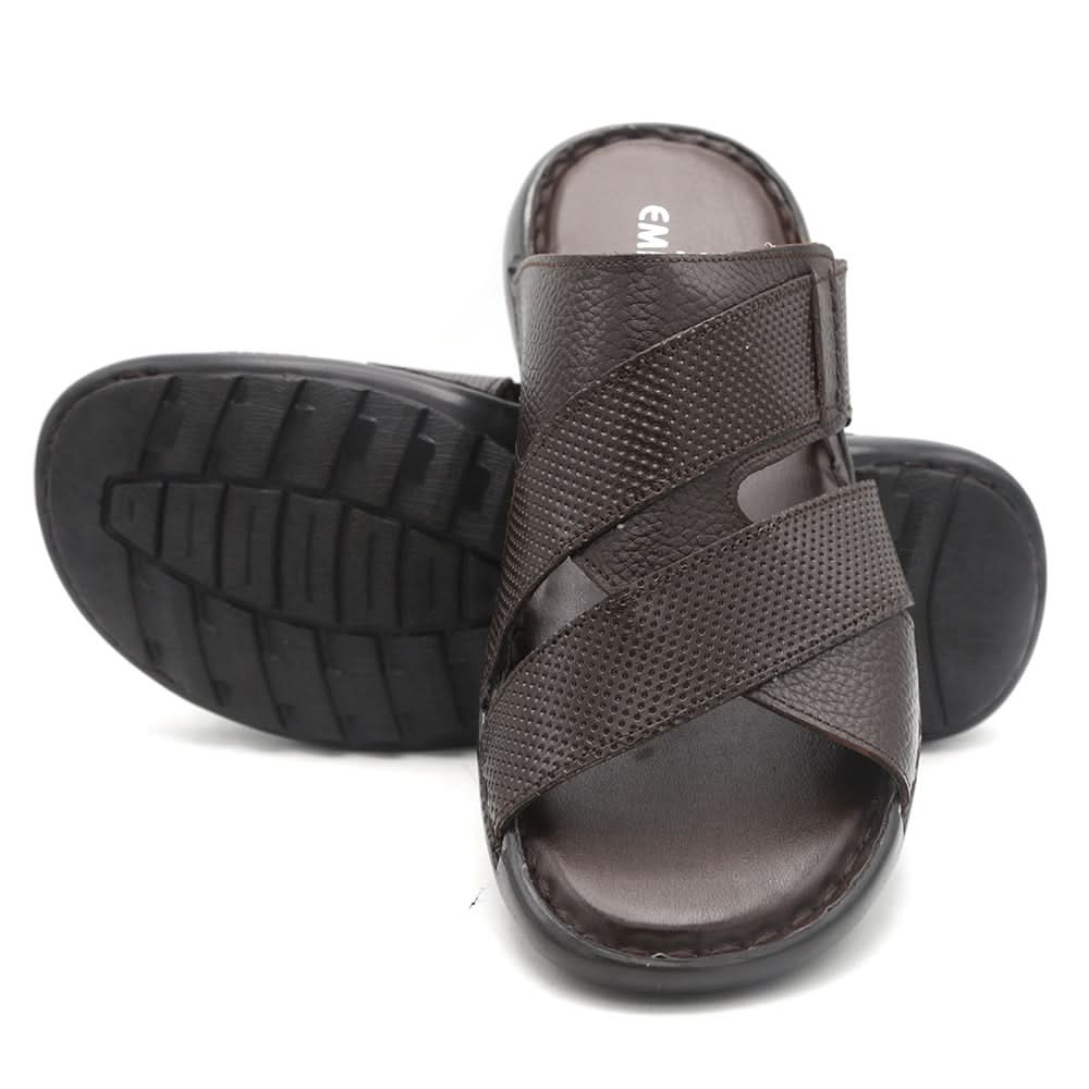 Men's Slipper 4027 - Brown, Men, Slippers, Chase Value, Chase Value