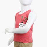 Boys Half Sleeves T-Shirt - Peach, Boys T-Shirts, Chase Value, Chase Value