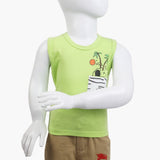 Boys Half Sleeves T-Shirt - Green, Boys T-Shirts, Chase Value, Chase Value