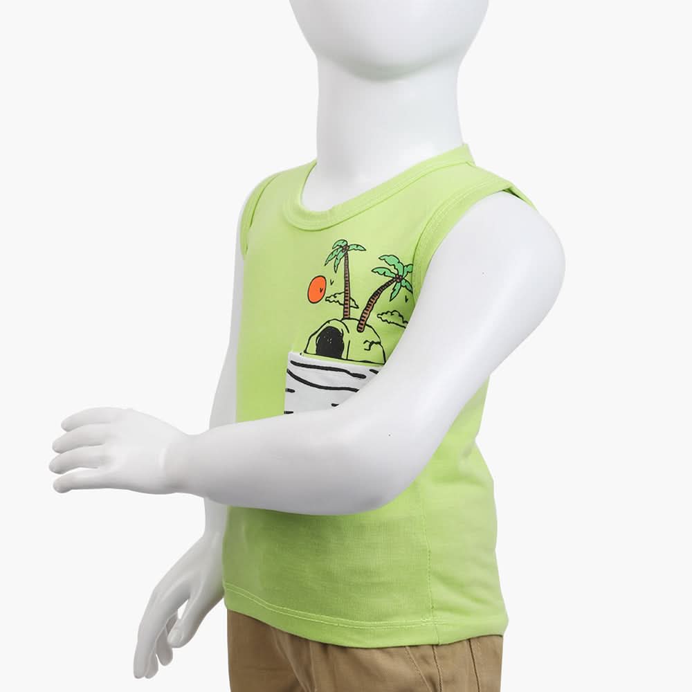 Boys Half Sleeves T-Shirt - Green, Boys T-Shirts, Chase Value, Chase Value
