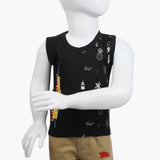 Boys Half Sleeves T-Shirt - Black, Boys T-Shirts, Chase Value, Chase Value