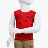 Boys Half Sleeves T-Shirt - Red, Boys T-Shirts, Chase Value, Chase Value
