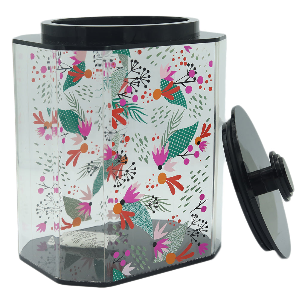 Crystal Air Tight Jar Large - Black, Home & Lifestyle, Storage Boxes, Chase Value, Chase Value