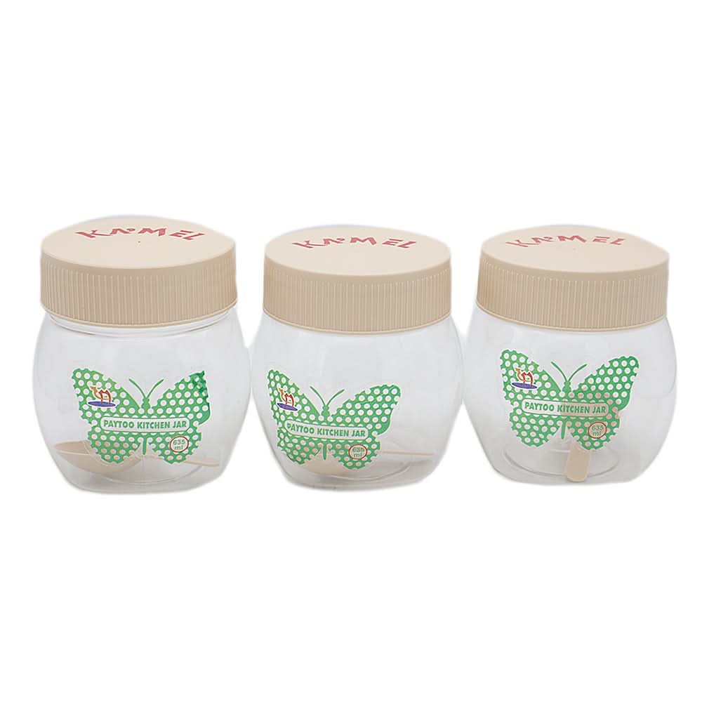 Paytoo Storage Jar 3 Pcs - Fawn, Home & Lifestyle, Storage Boxes, Chase Value, Chase Value