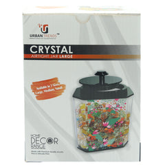 Crystal Air Tight Jar Large - White, Home & Lifestyle, Storage Boxes, Chase Value, Chase Value