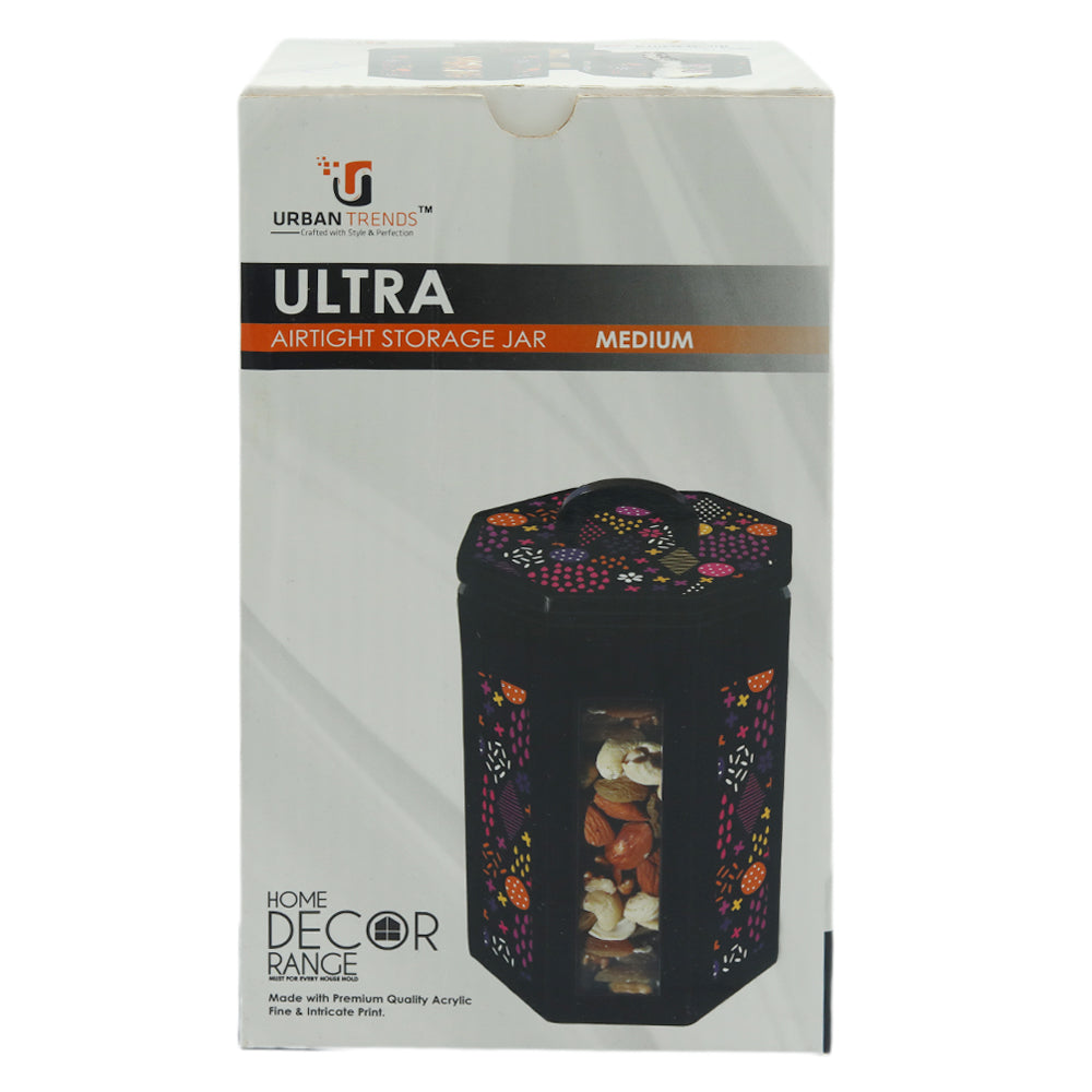 Ultra Air Tight Jar (Medium) - Black, Home & Lifestyle, Storage Boxes, Chase Value, Chase Value