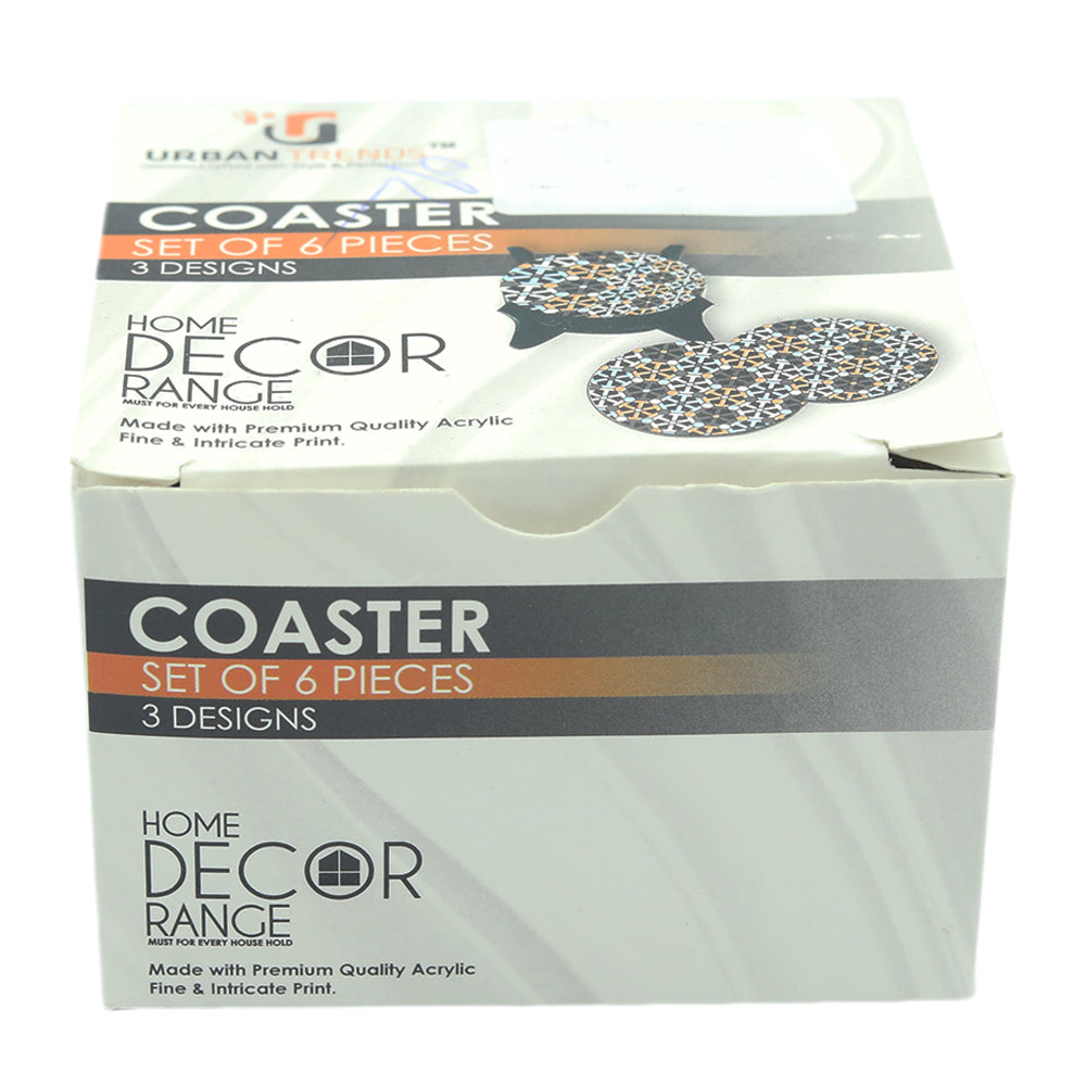 Coaster Hexagon - Black, Home & Lifestyle, Decoration, Chase Value, Chase Value