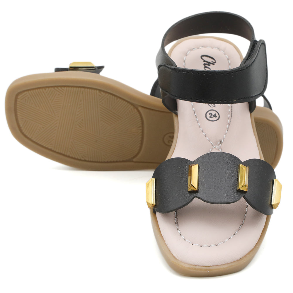 Girls Sandal - Black, Kids, Girls Sandals, Chase Value, Chase Value