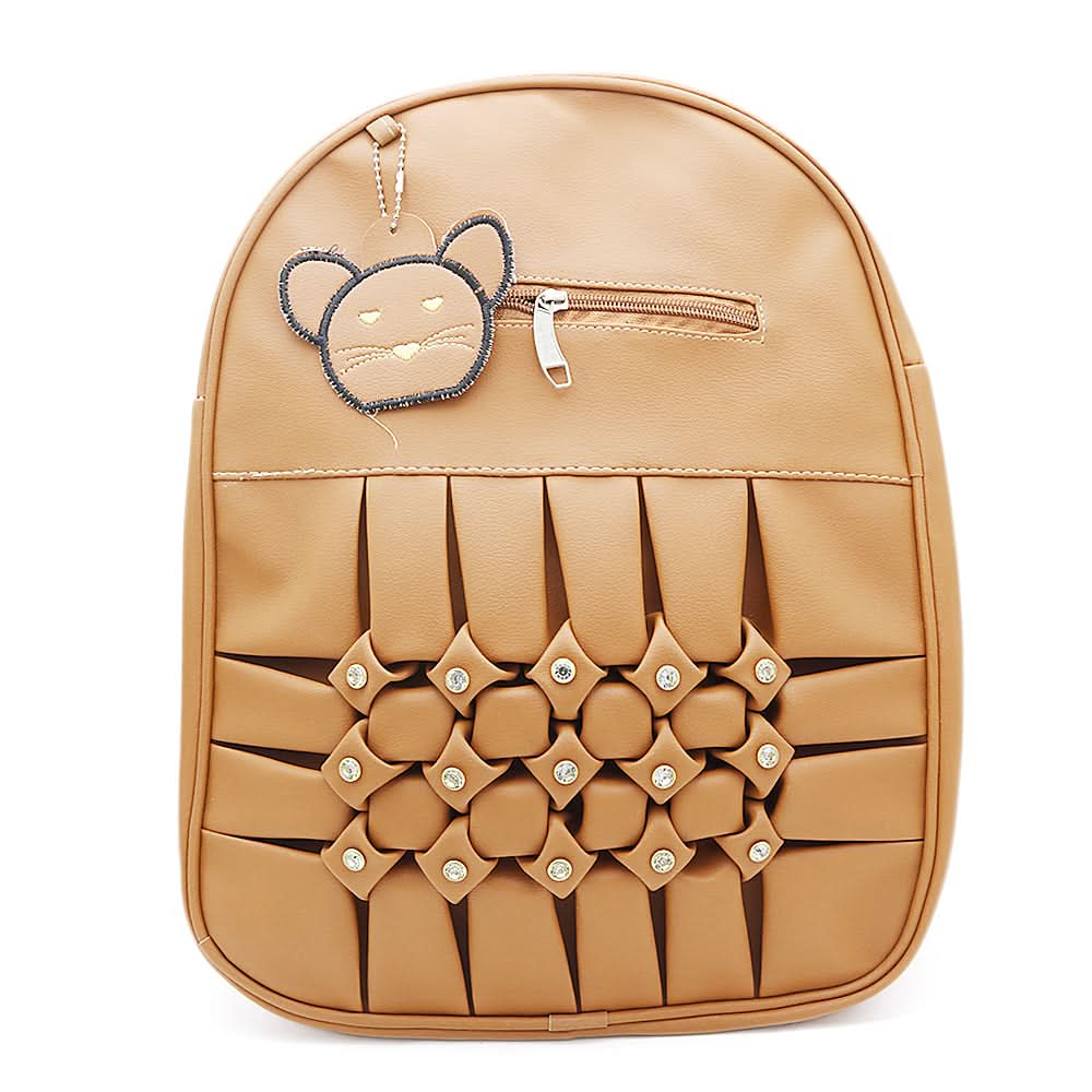 Girls Bag pack 7002 - Brown, Kids, Kids Bags, Chase Value, Chase Value