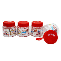 Masala Kitchen Jar 4 Pcs Set - Red, Home & Lifestyle, Storage Boxes, Chase Value, Chase Value