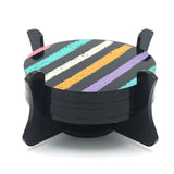Coaster Stripes - Black, Home & Lifestyle, Decoration, Chase Value, Chase Value