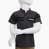 Boys Half Sleeves T-Shirt - Dark Grey, Boys T-Shirts, Chase Value, Chase Value