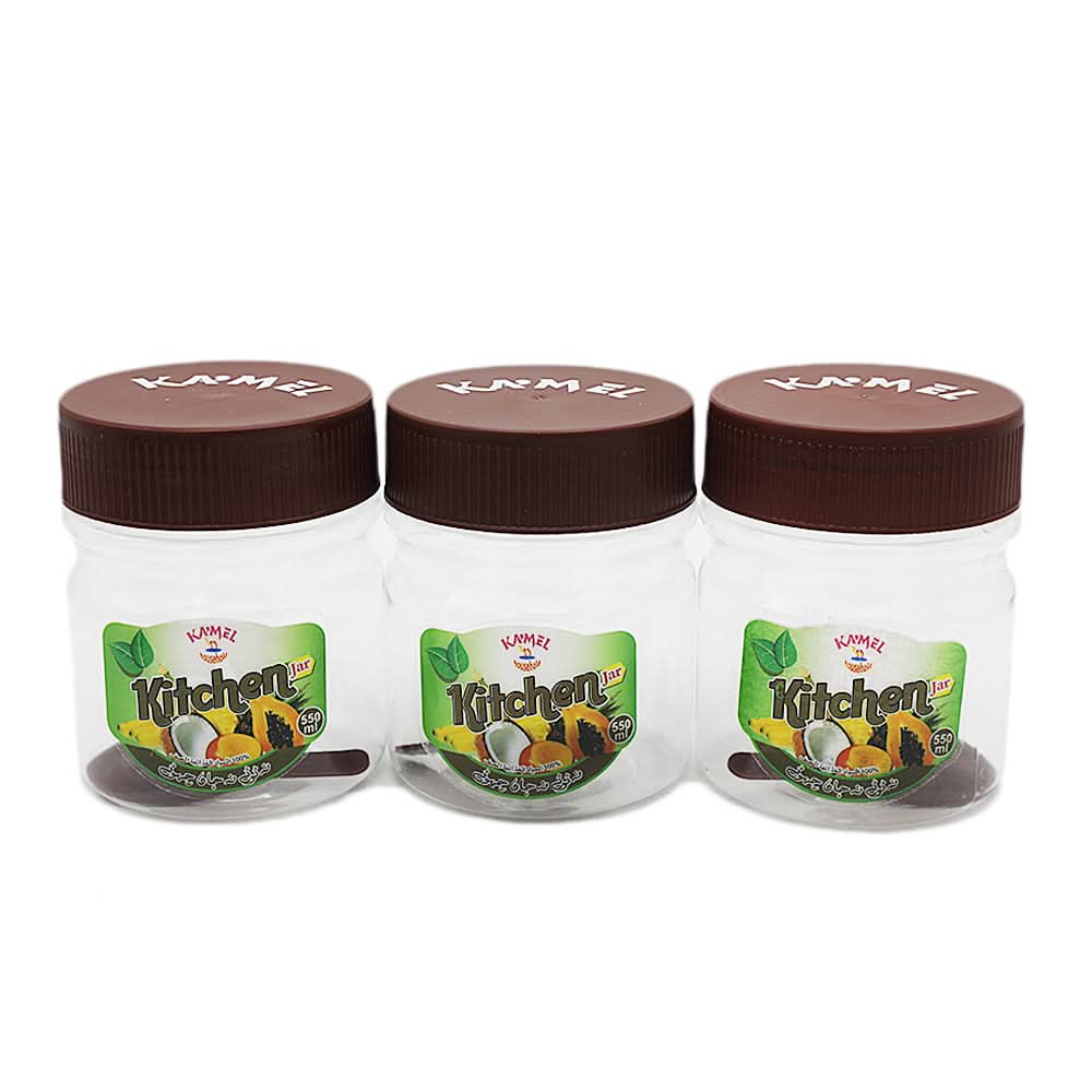 R-1 Storage Jar 3 Pcs - Coffee, Home & Lifestyle, Storage Boxes, Chase Value, Chase Value