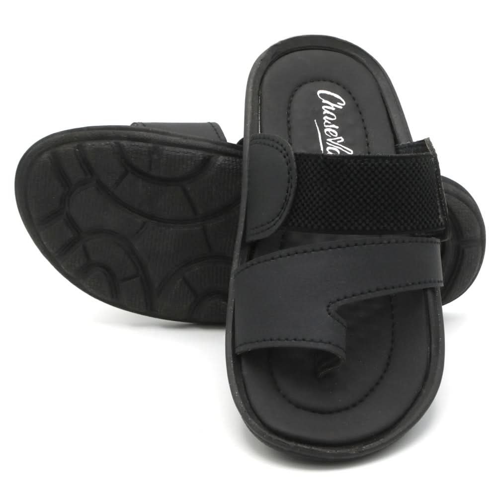 Boys Slipper - Black, Kids, Boys Slippers, Chase Value, Chase Value