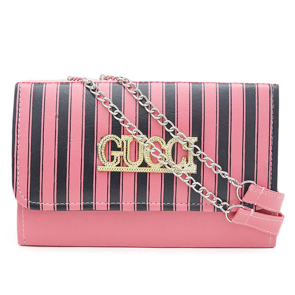 Women's Shoulder Box 9143B - Pink, Women, Clutches, Chase Value, Chase Value