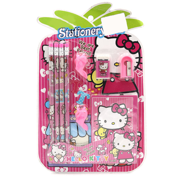 Stationary Set - Pink, Kids, Pencil Boxes And Stationery Sets, Chase Value, Chase Value