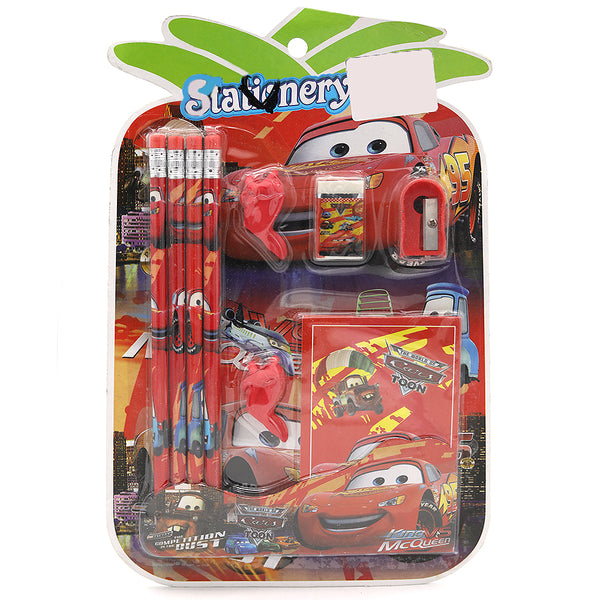 Stationary Set - Red, Kids, Pencil Boxes And Stationery Sets, Chase Value, Chase Value