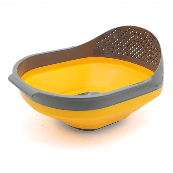 Accordion Rice Strainer - Orange, Home & Lifestyle, Kitchen Tools And Accessories, Chase Value, Chase Value