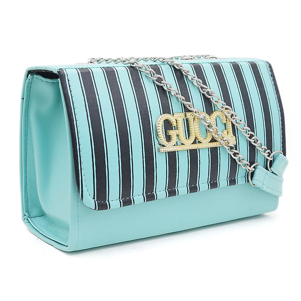 Women's Shoulder Box 9143B - Cyan, Women, Clutches, Chase Value, Chase Value