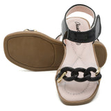 Girls Sandal - Black, Kids, Girls Sandals, Chase Value, Chase Value