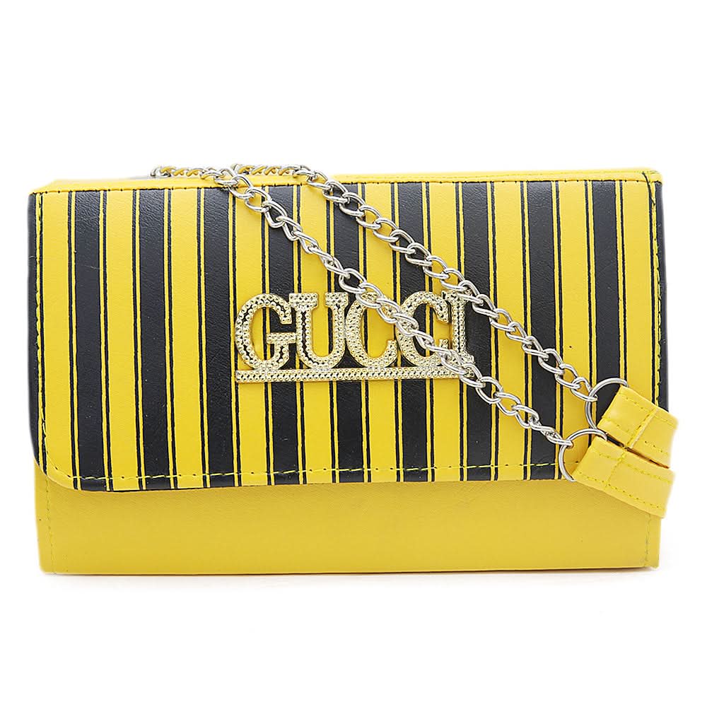 Women's Shoulder Box 9143B - Yellow, Women, Clutches, Chase Value, Chase Value