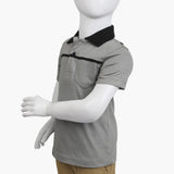 Boys Half Sleeves Polo T-Shirt - Grey, Boys T-Shirts, Chase Value, Chase Value
